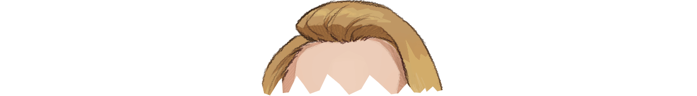 Bovenkant hoofd, voorkant